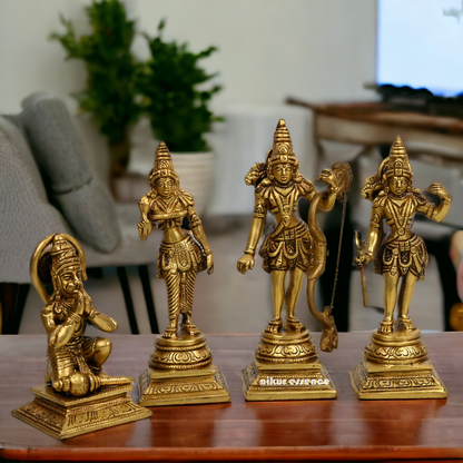 Buy Brass Ram Darbar Idol by Nikur Essence - 8 inches Nikuressence