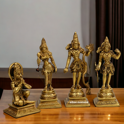 Buy Brass Ram Darbar Idol by Nikur Essence - 8 inches Nikuressence