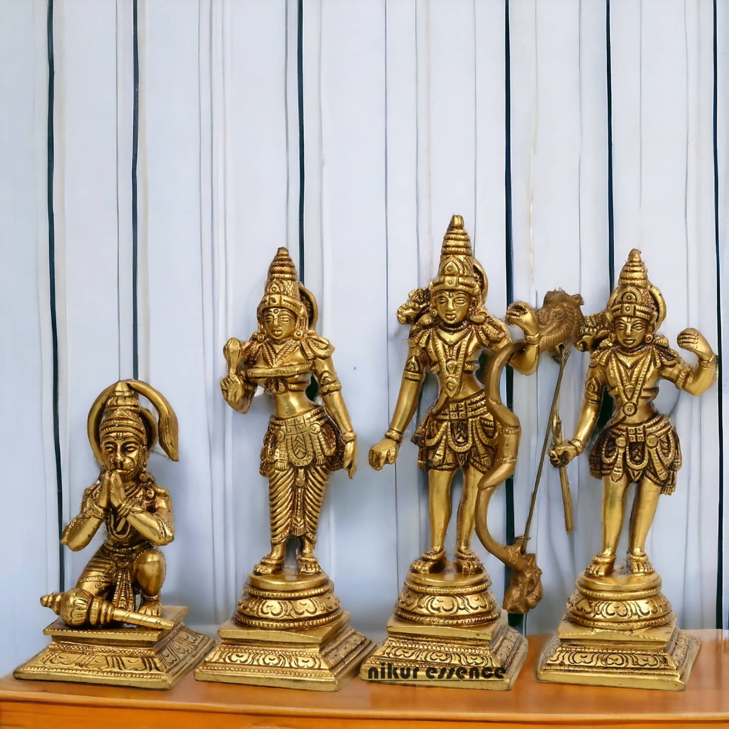 Buy Brass Ram Darbar Idol by Nikur Essence - 8 inches Nikuressence