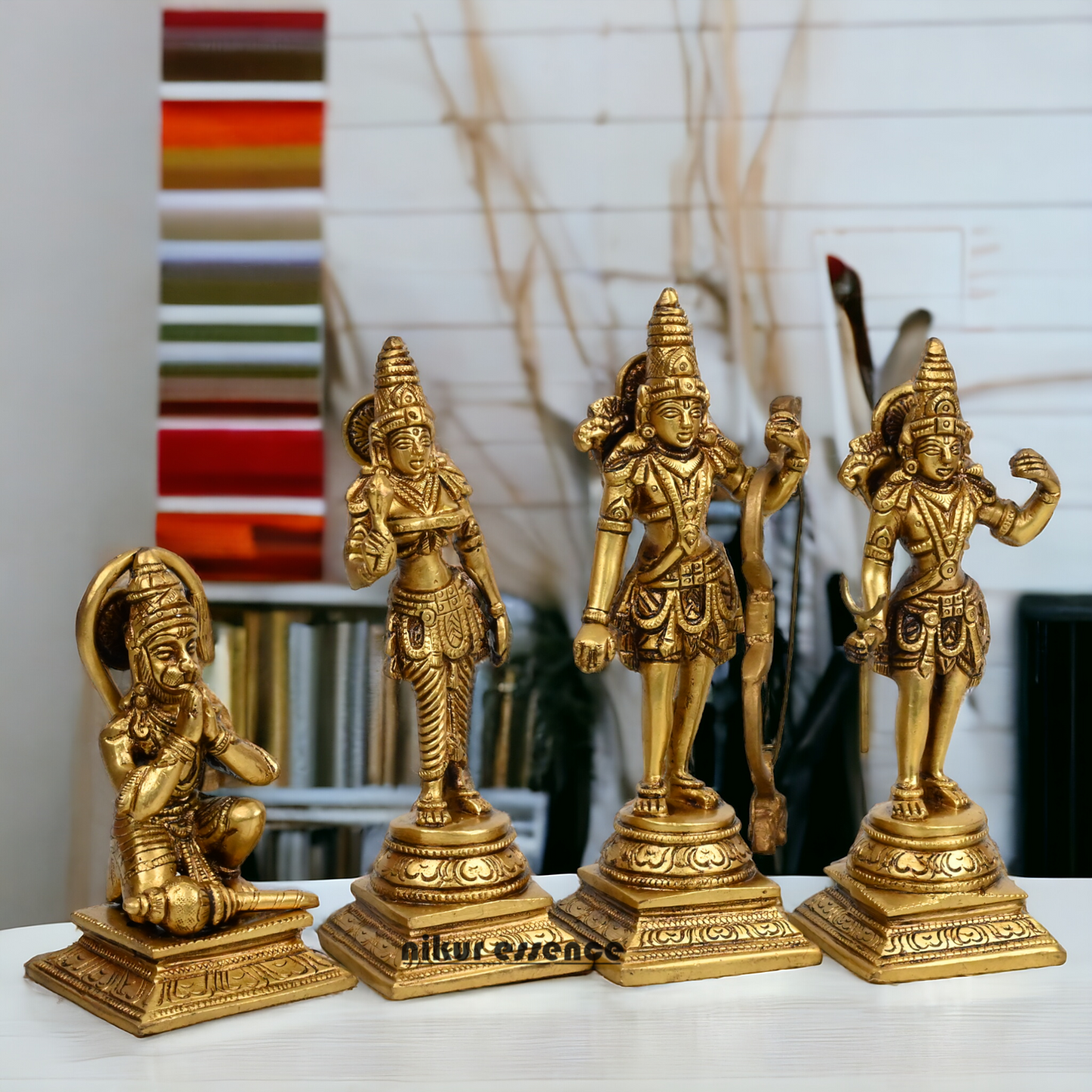 Buy Brass Ram Darbar Idol by Nikur Essence - 8 inches Nikuressence