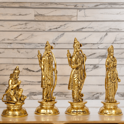 Superfine Brass Ram Darbar Idol by Nikur Essence - 9 Inch Nikuressence