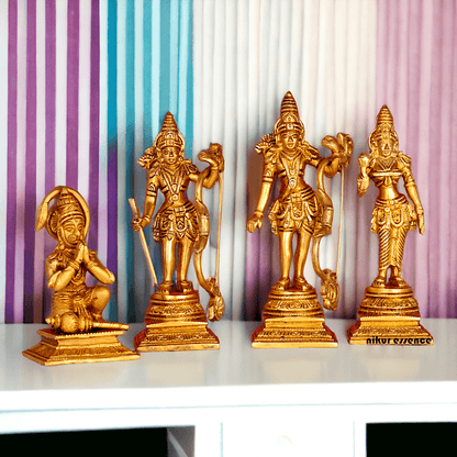 Buy Solid Brass Ram Darbar statue by Nikur Essence - 22 cm Length Nikuressence