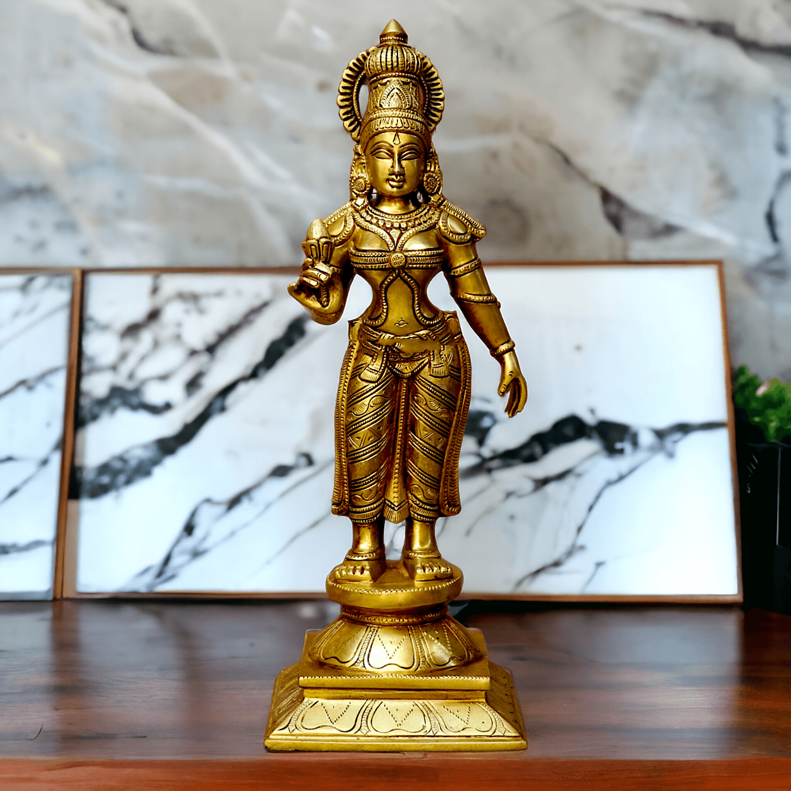 Solid Brass Ram Darbar statue by Nikur Essence - 22 Inch Nikuressence