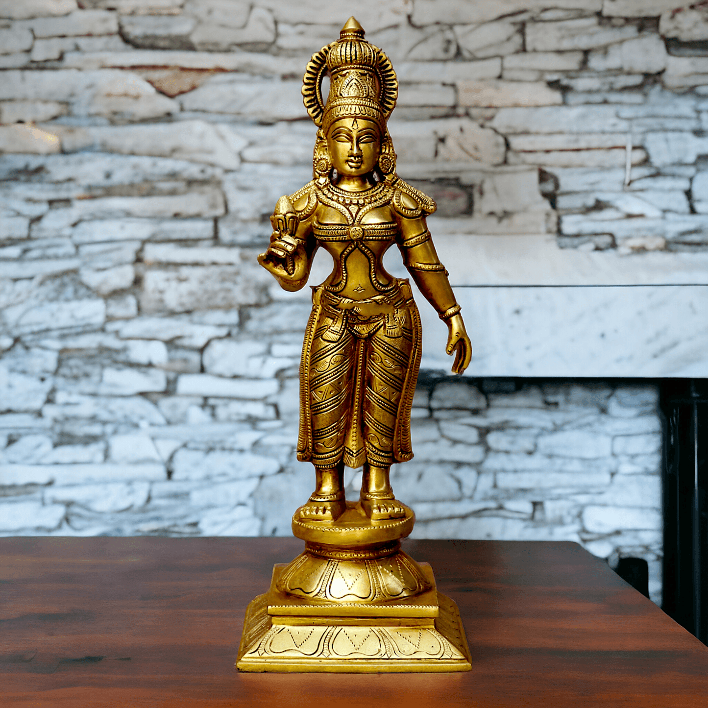 Solid Brass Ram Darbar statue by Nikur Essence - 22 Inch Nikuressence