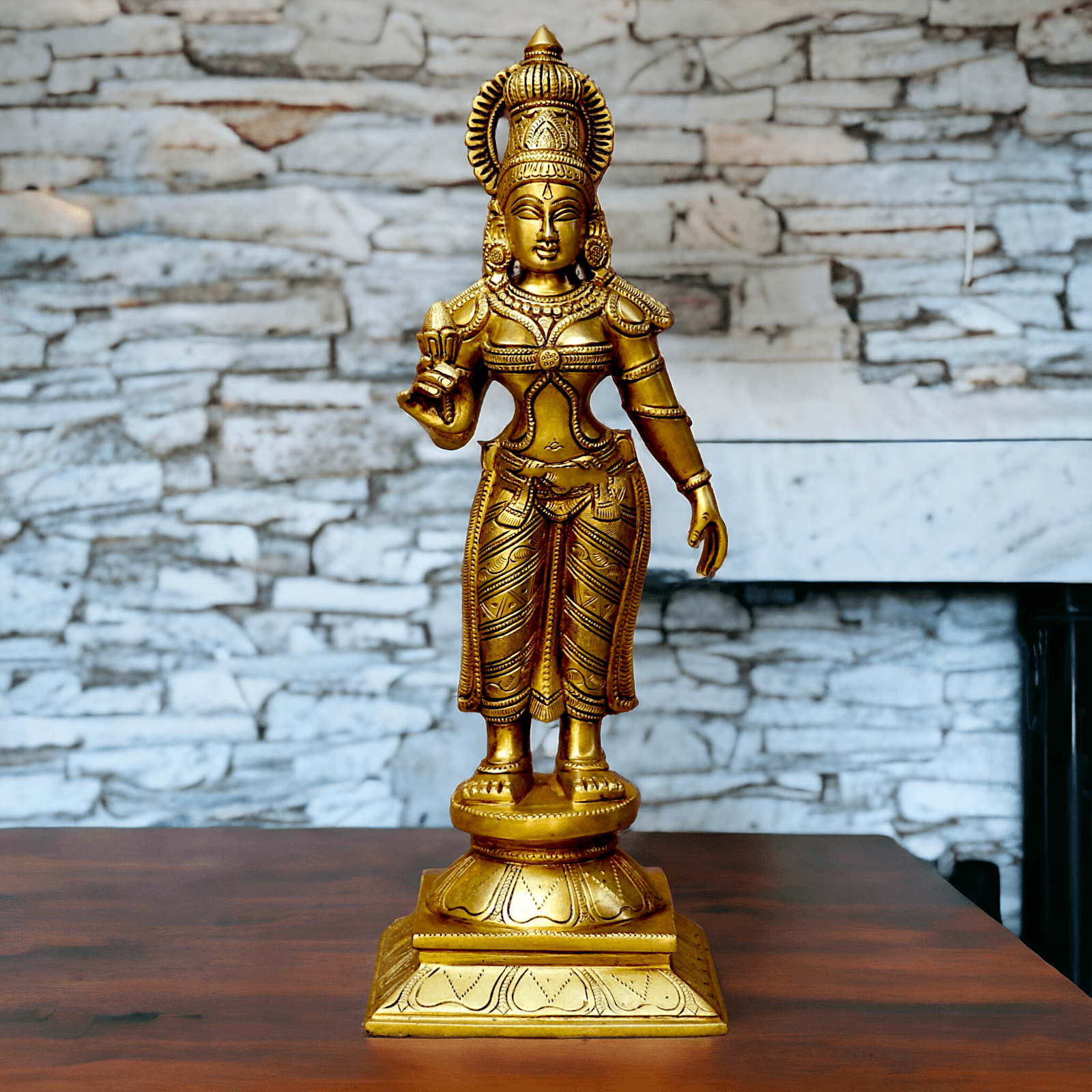 Solid Brass Ram Darbar statue by Nikur Essence - 22 Inch Nikuressence