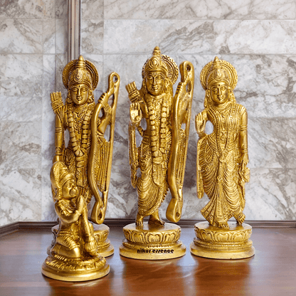 Online Pure Brass Ram Darbar statue by Nikur Essence - 22 cm Nikuressence