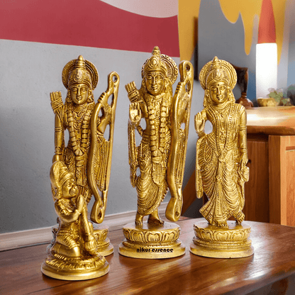 Online Pure Brass Ram Darbar statue by Nikur Essence - 22 cm Nikuressence