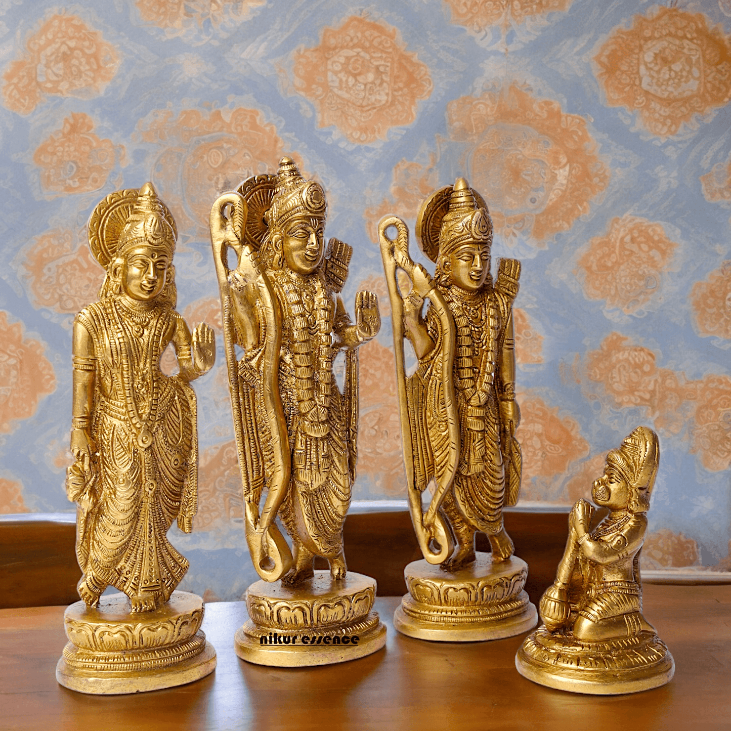 Online Pure Brass Ram Darbar statue by Nikur Essence - 22 cm Nikuressence