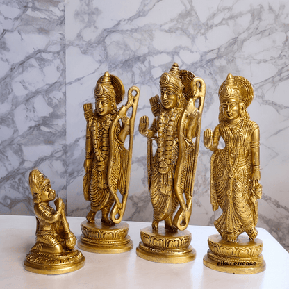 Online Pure Brass Ram Darbar statue by Nikur Essence - 22 cm Nikuressence