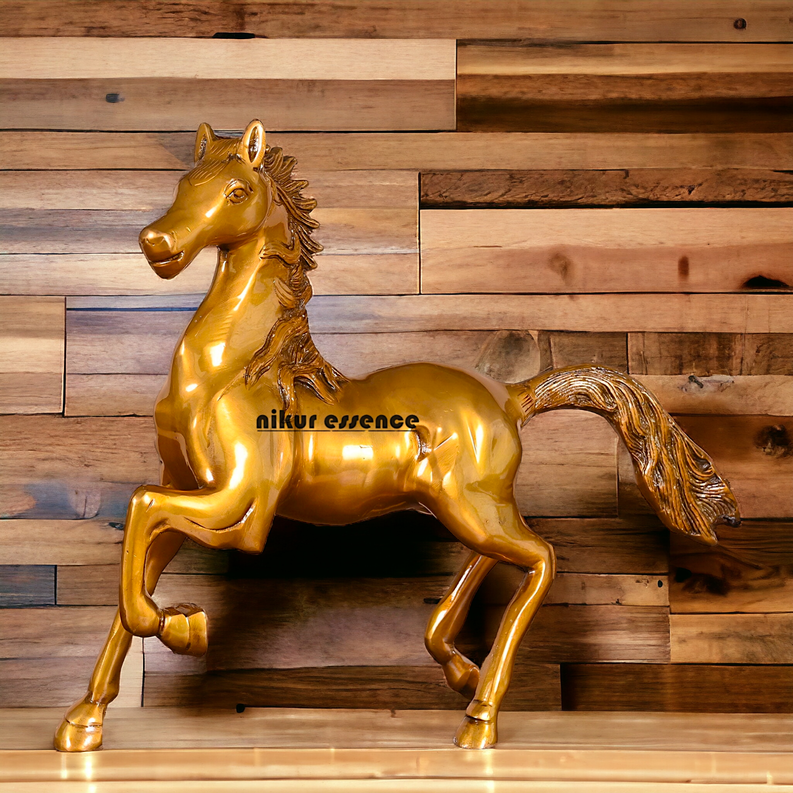 Buy Brass Running Horse Statue - A Majestic Symbol of Power and Grace for Home Décor Nikuressence