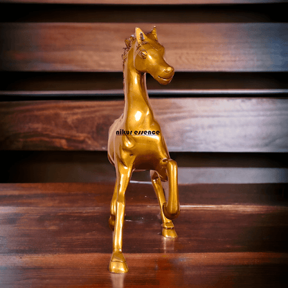Buy Brass Running Horse Statue - A Majestic Symbol of Power and Grace for Home Décor Nikuressence
