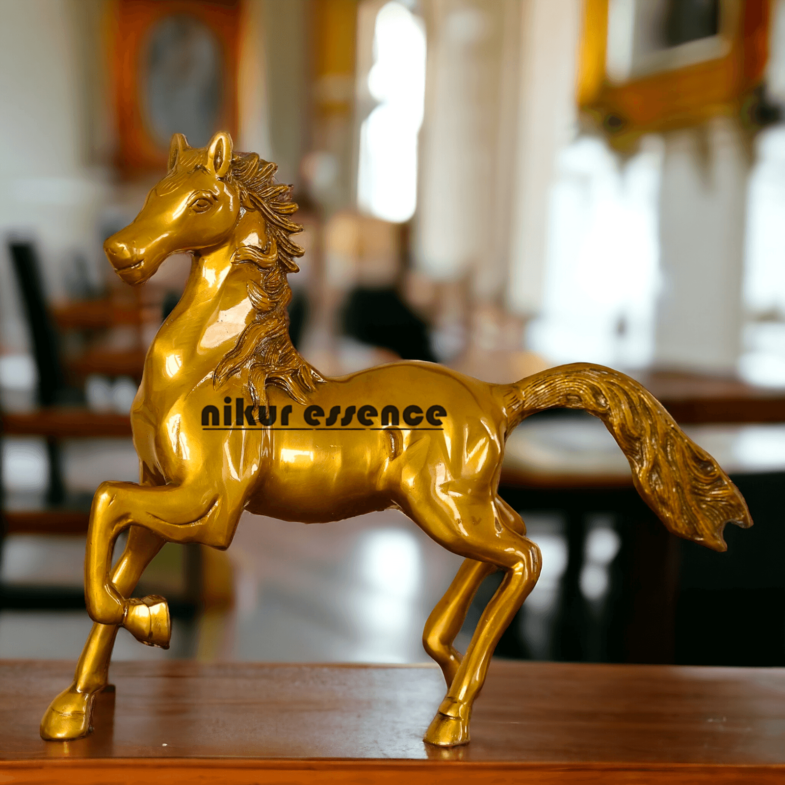 Buy Brass Running Horse Statue - A Majestic Symbol of Power and Grace for Home Décor Nikuressence