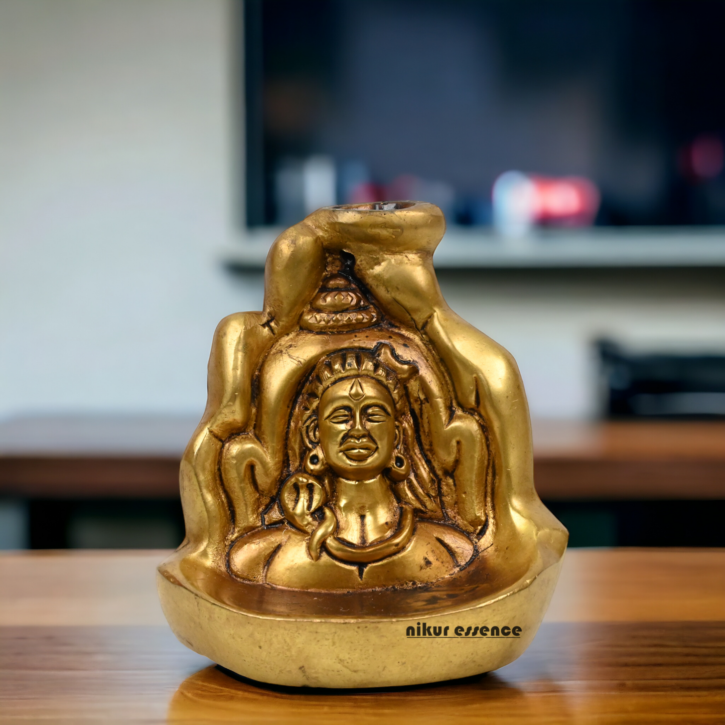 Solid Brass online Shiva Mahadev Idol - 3.9 inches Nikuressence