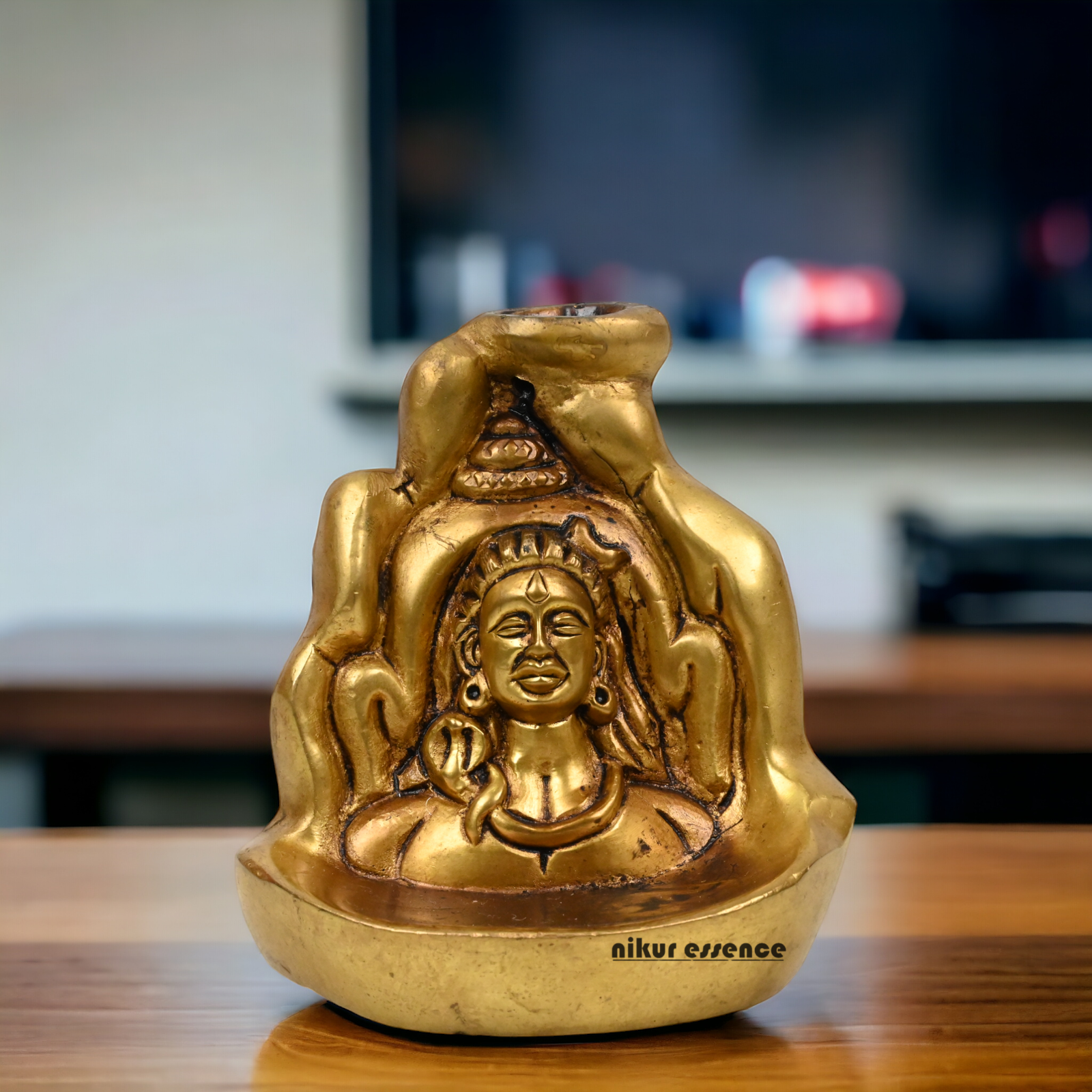 Solid Brass online Shiva Mahadev Idol - 3.9 inches Nikuressence
