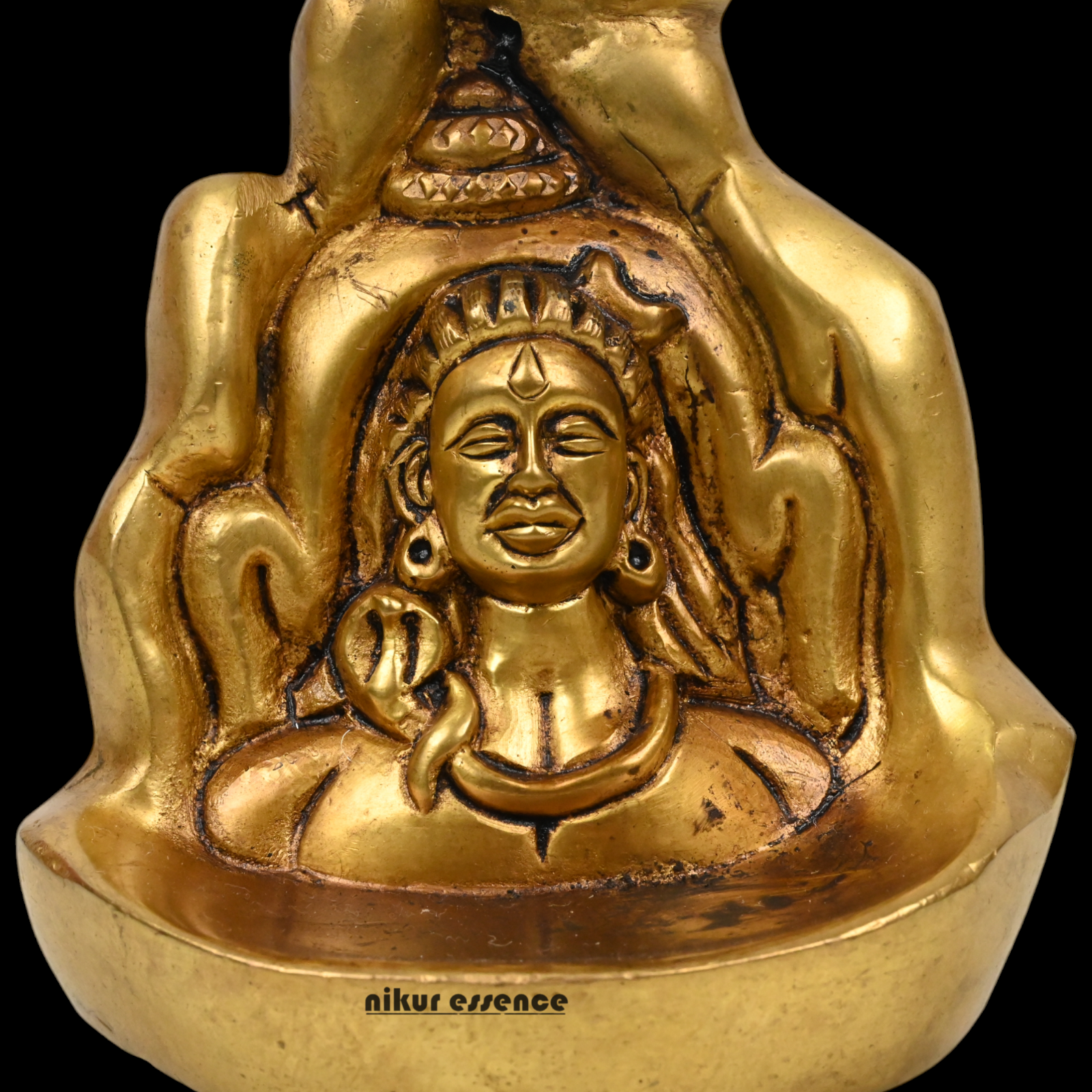 Solid Brass online Shiva Mahadev Idol - 3.9 inches Nikuressence