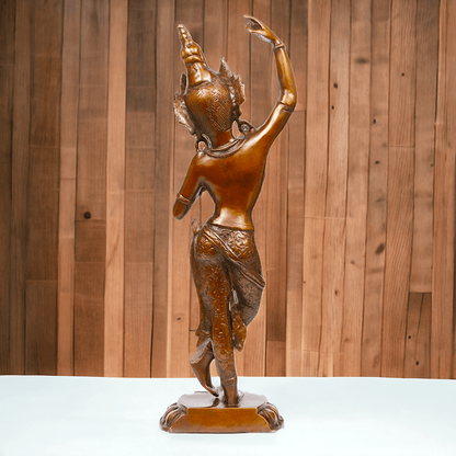 Brass Tara Statue - Large, Handcrafted Standing Figure with Intricate Detailing and Divine Aura Nikuressence