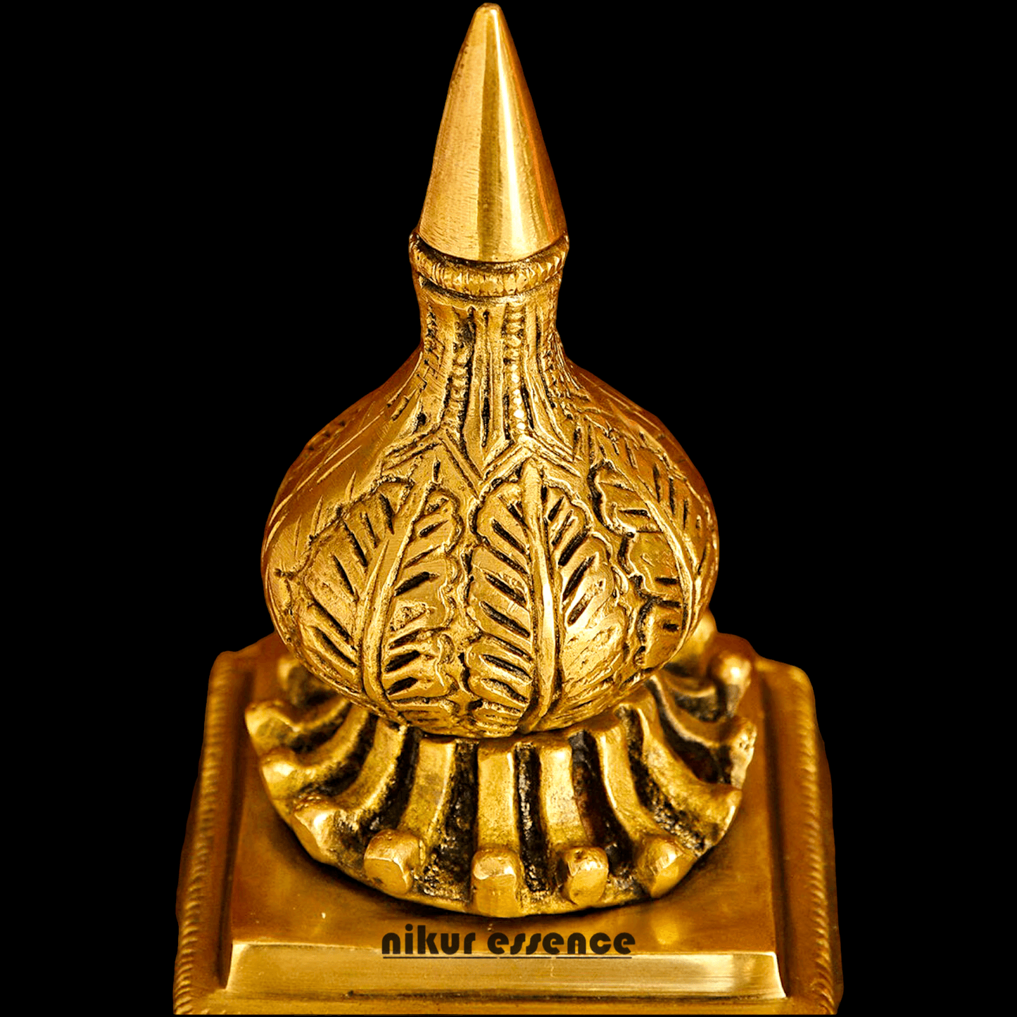 Online buy Brass Temple Deity Statue with Intricate Detailing and Sacred Aura Nikuressence