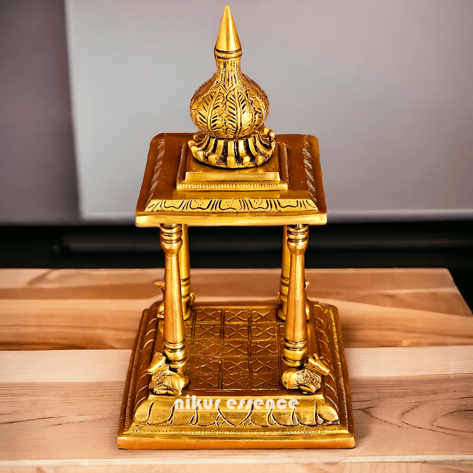 Online buy Brass Temple Deity Statue with Intricate Detailing and Sacred Aura Nikuressence