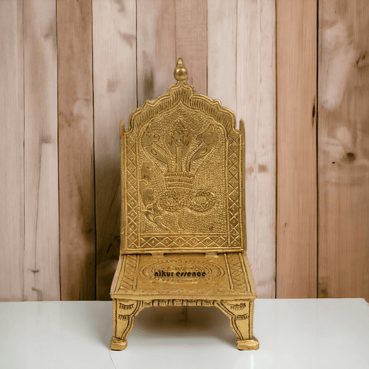 Buy Throne in Solid Brass 18 cm by Nikur Essence Nikuressence