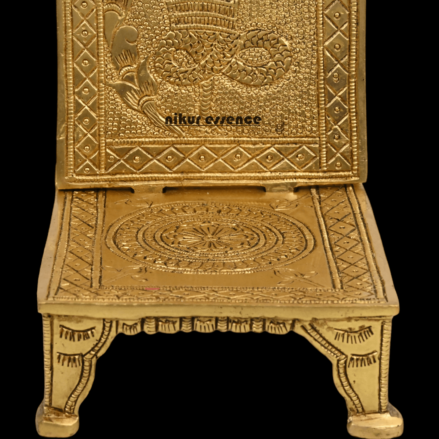 Buy Throne in Solid Brass 18 cm by Nikur Essence Nikuressence