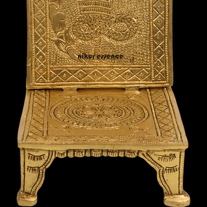 Buy Throne in Solid Brass 18 cm by Nikur Essence Nikuressence
