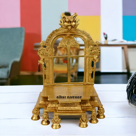 Pure Brass Throne by Nikur Essence - 30.5 cm Height Nikuressence