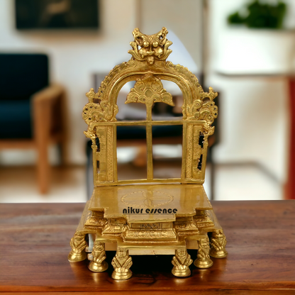 Pure Brass Throne by Nikur Essence - 30.5 cm Height Nikuressence