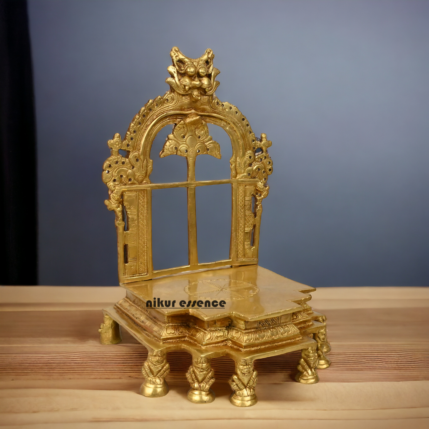 Pure Brass Throne by Nikur Essence - 30.5 cm Height Nikuressence