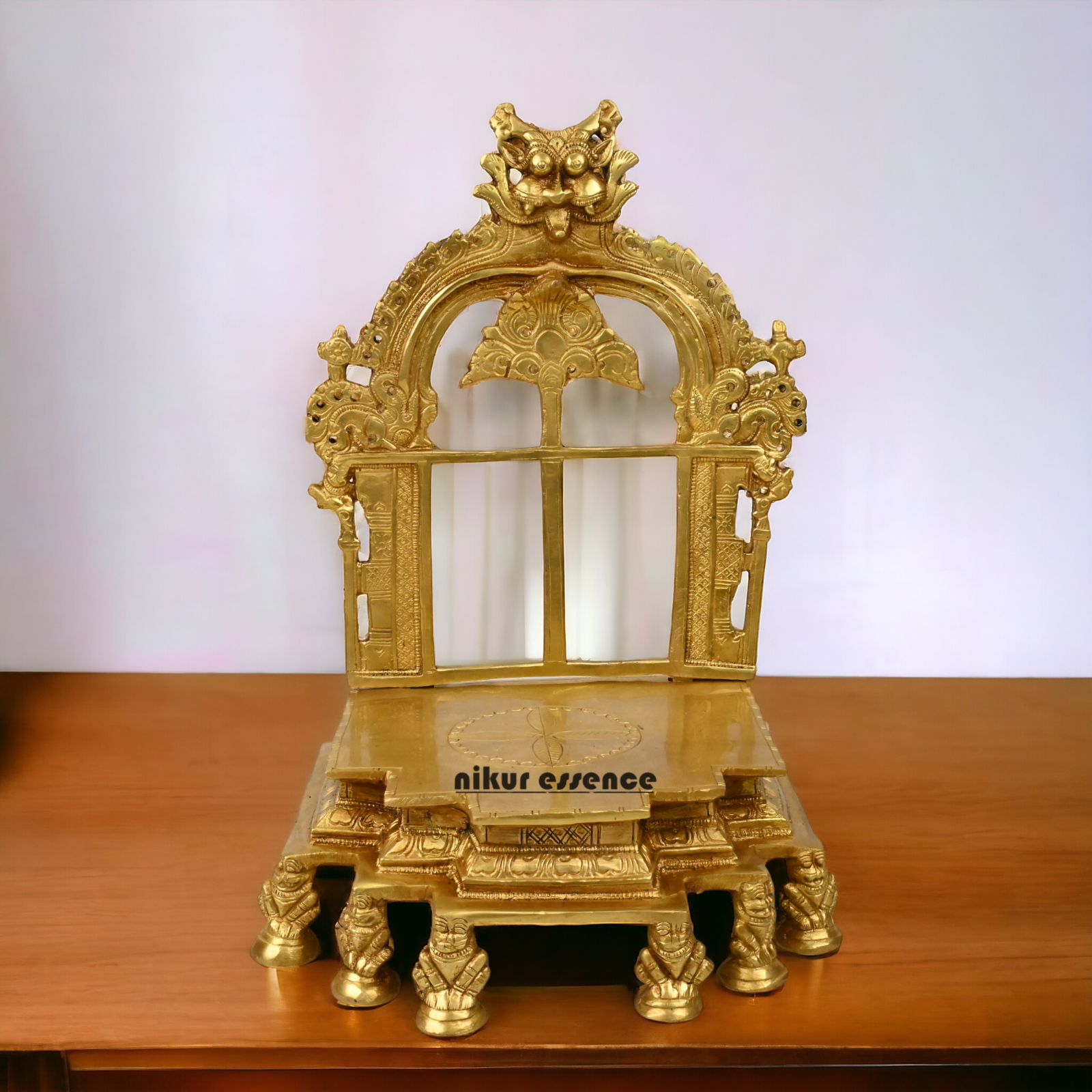 Pure Brass Throne by Nikur Essence - 30.5 cm Height Nikuressence