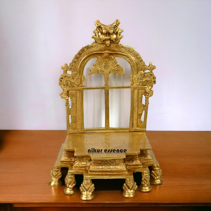 Pure Brass Throne by Nikur Essence - 30.5 cm Height Nikuressence