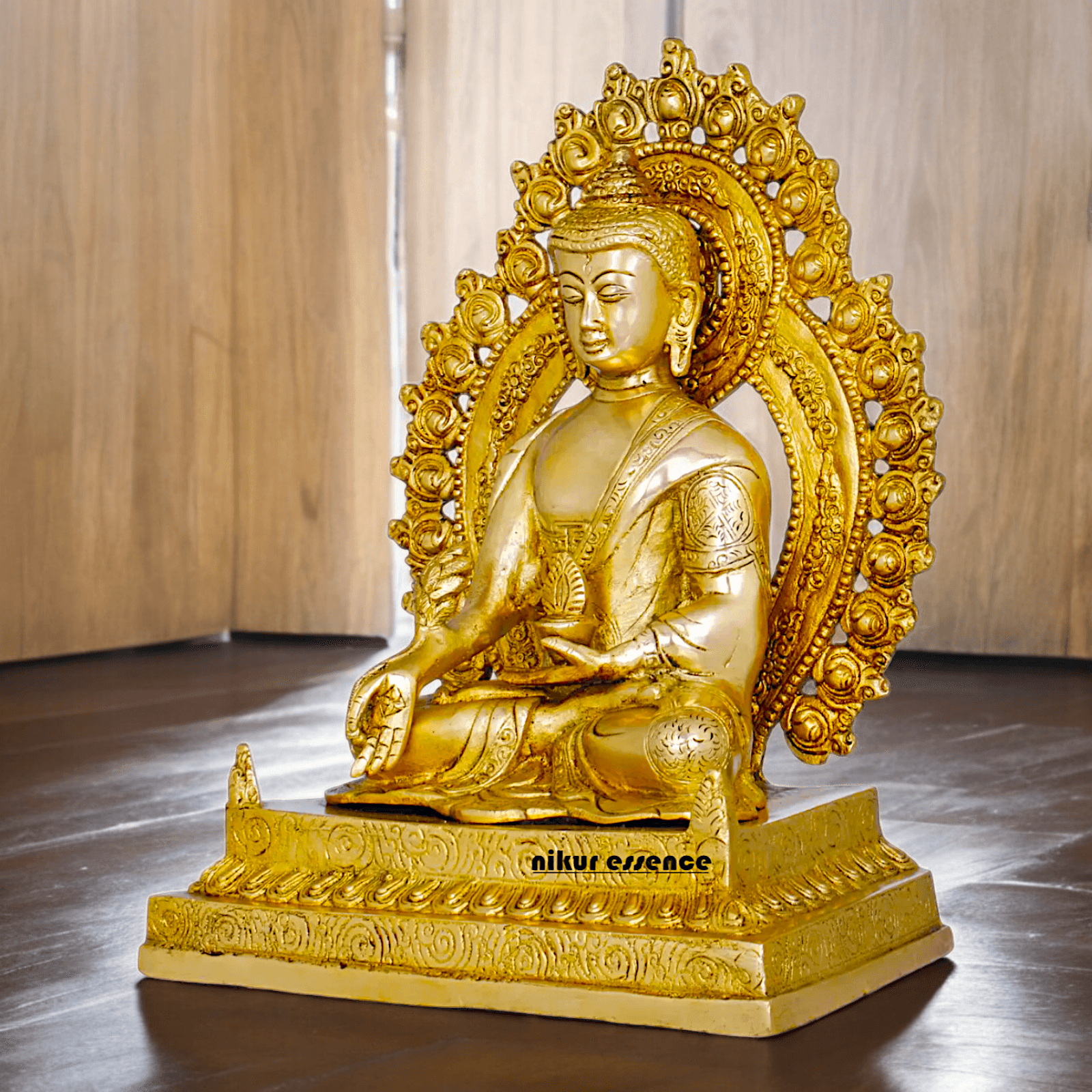 Buy 29 cm Solid Brass Tibetan Buddhist Medicine Buddha Statue for home Nikuressence