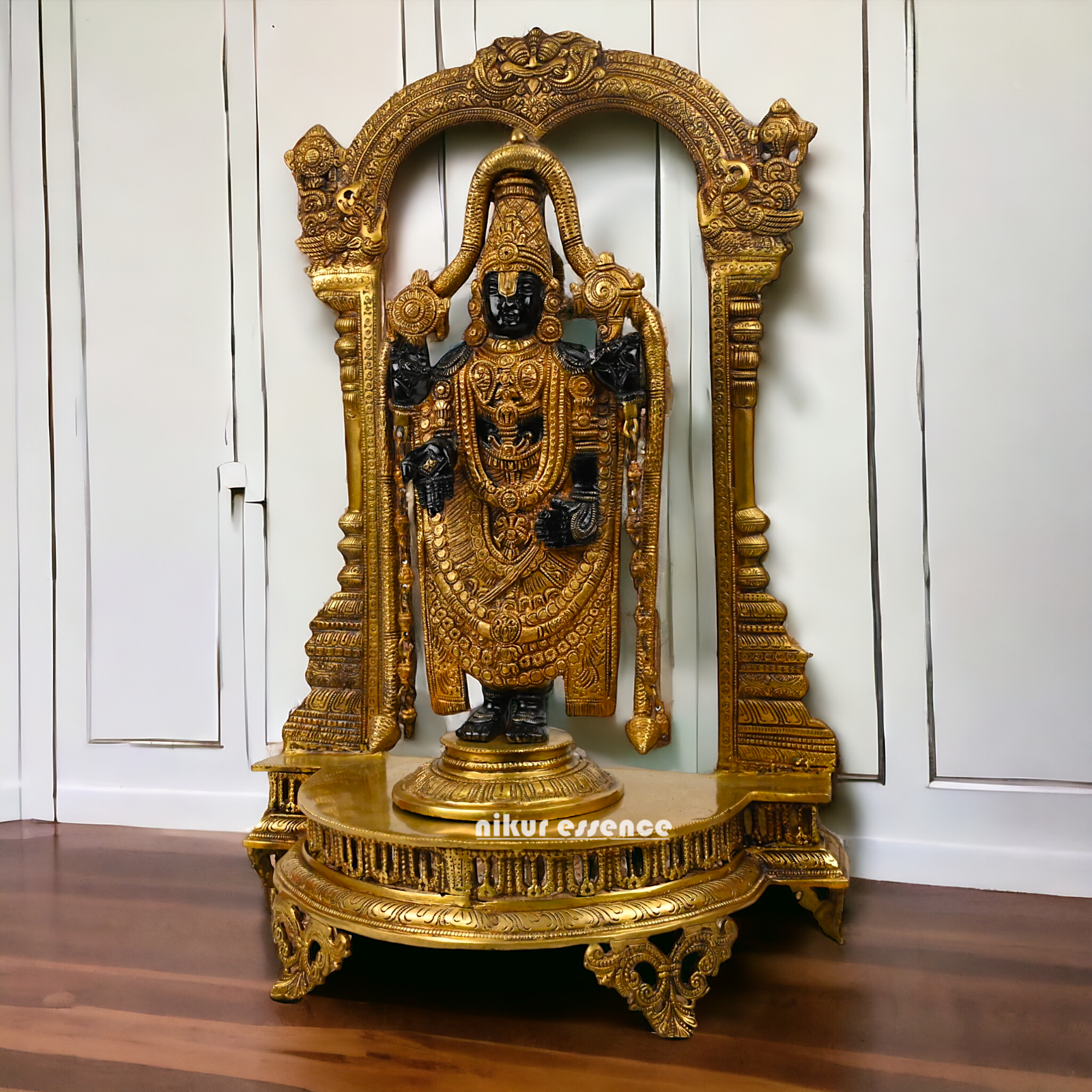 Online Large Brass Tirupati Balaji Idol - 24 inch Nikuressence