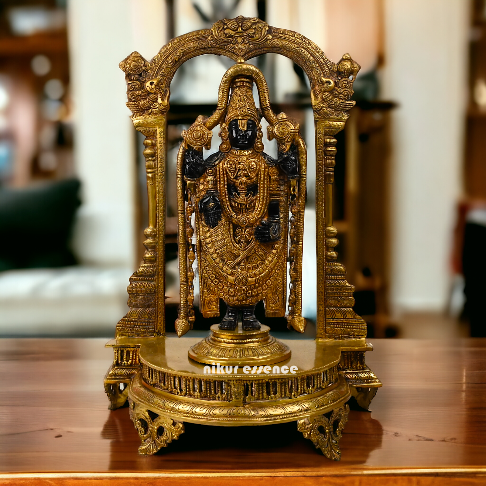 Online Large Brass Tirupati Balaji Idol - 24 inch Nikuressence