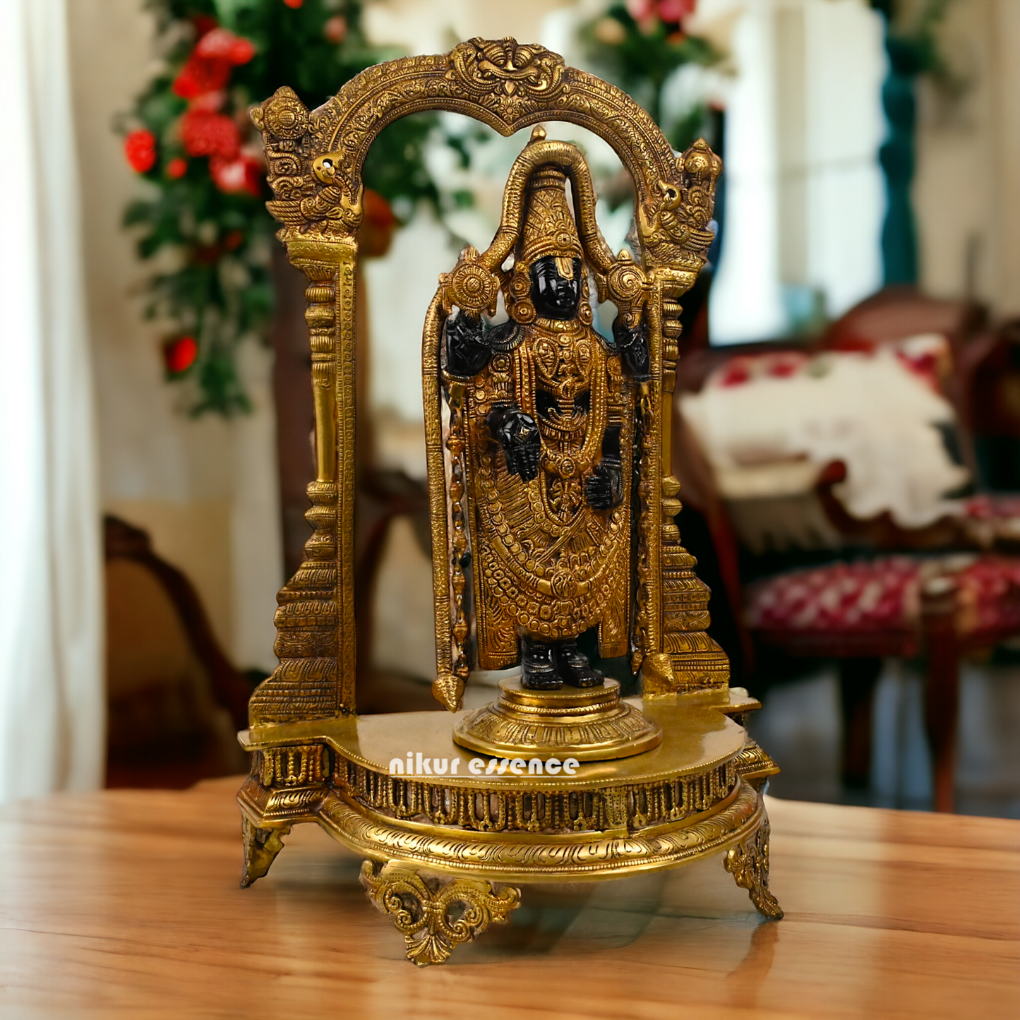 Online Large Brass Tirupati Balaji Idol - 24 inch Nikuressence