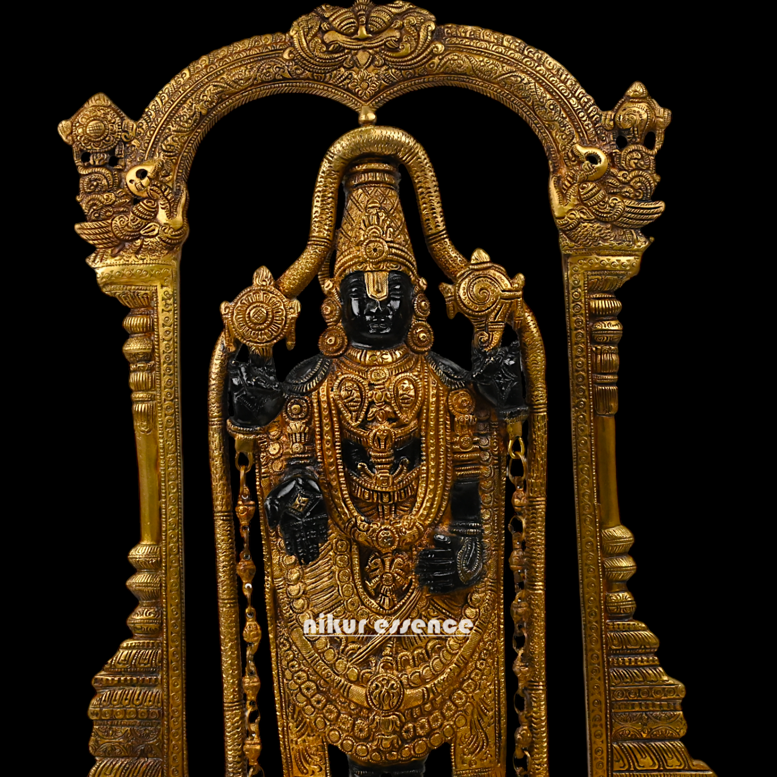 Online Large Brass Tirupati Balaji Idol - 24 inch Nikuressence