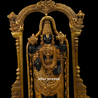 Online Large Brass Tirupati Balaji Idol - 24 inch Nikuressence