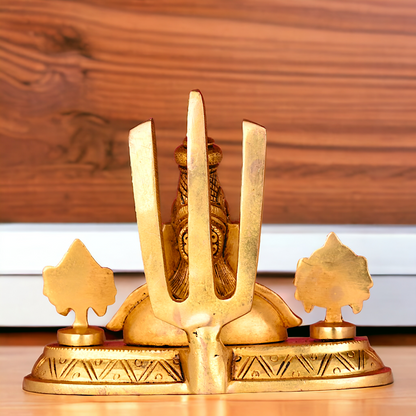 Pure Brass Tirupati Balaji Idol by Nikur Essence - 7 inch Nikuressence