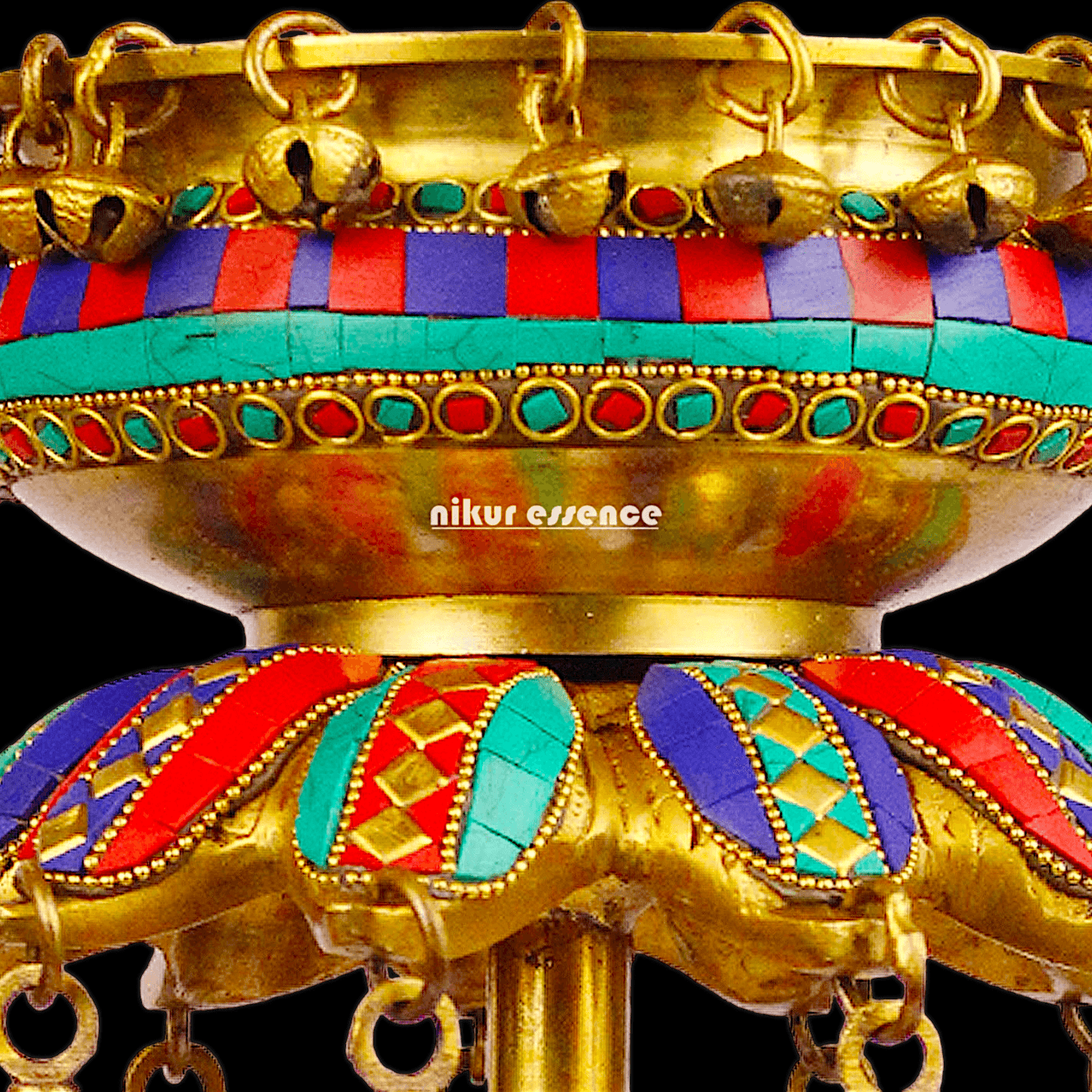 Buy online 40 cm Brass Urli - Traditional Ethnic Decorative Bowl Nikuressence