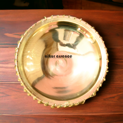 Buy Brass Urli Bowl with Decorative Bells Nikuressence