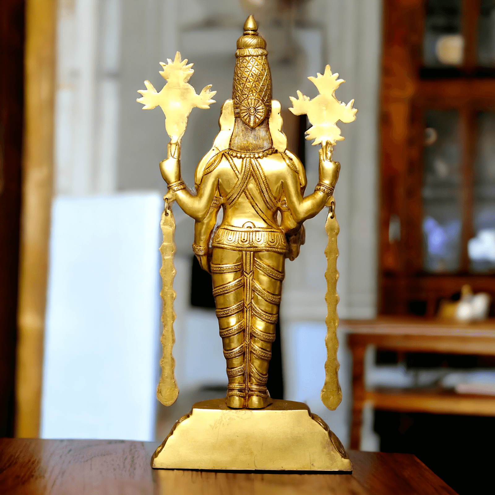 Buy Brass Venkateshwara idol, Revered Tirupati Balaji Deity Handcrafted with Fine Detailing and Sacred Significance Nikuressence