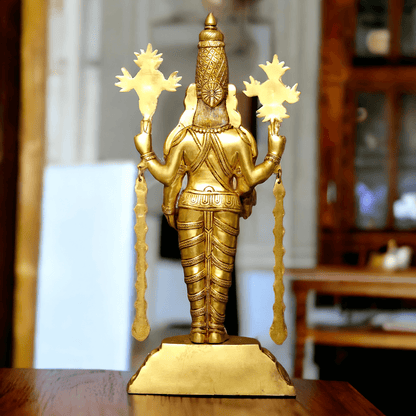 Buy Brass Venkateshwara idol, Revered Tirupati Balaji Deity Handcrafted with Fine Detailing and Sacred Significance Nikuressence