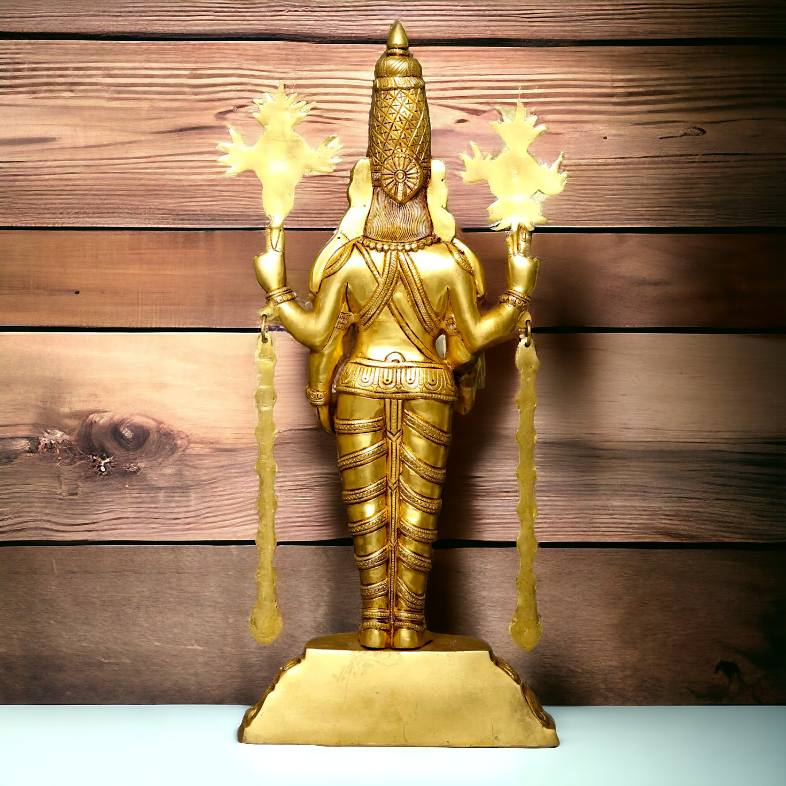 Buy Brass Venkateshwara idol, Revered Tirupati Balaji Deity Handcrafted with Fine Detailing and Sacred Significance Nikuressence