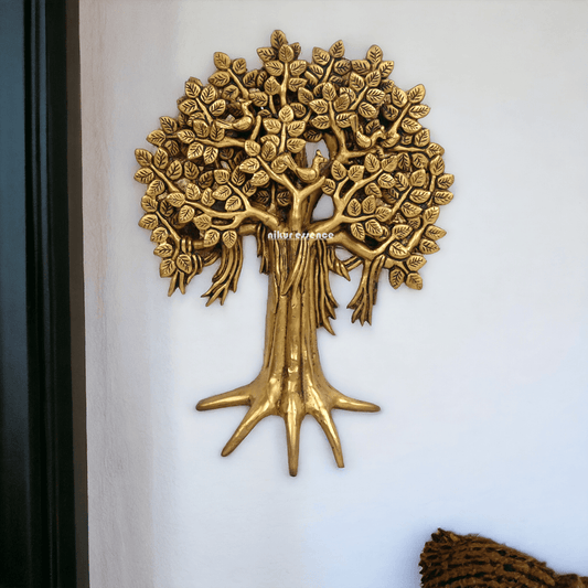 Pure Brass kalpavriksha Tree by Nikur Essence - 29 cm Nikuressence