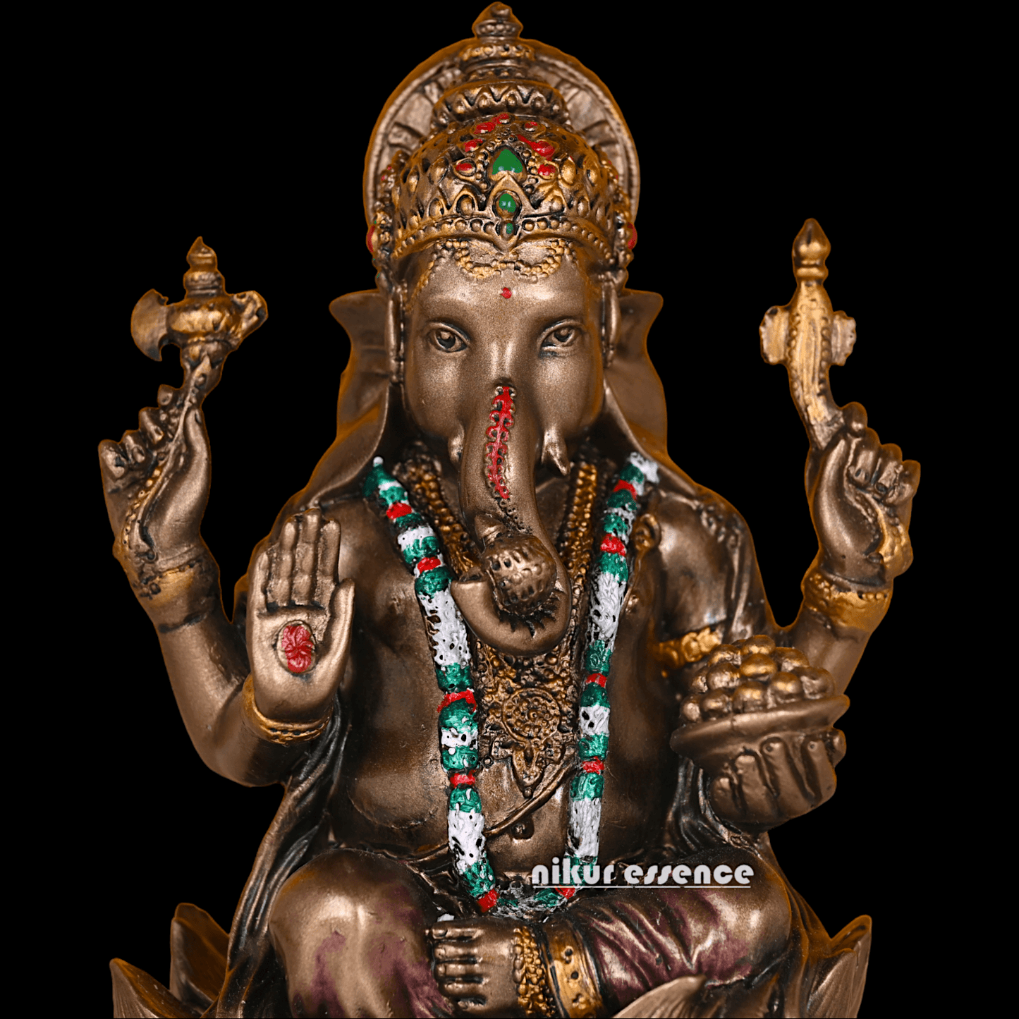 Buy Bronze Ganesh idol -7 inches Nikuressence