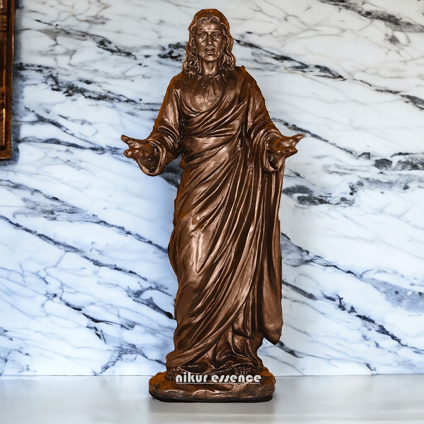 Buy bronze Jesus Christ Figurine, 23 cm Tall, Crafted in Bonded Bronze with Impeccable Detailing Nikuressence