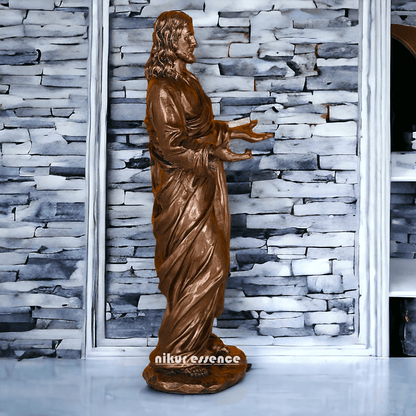 Buy bronze Jesus Christ Figurine, 23 cm Tall, Crafted in Bonded Bronze with Impeccable Detailing Nikuressence