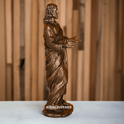 Buy bronze Jesus Christ Figurine, 23 cm Tall, Crafted in Bonded Bronze with Impeccable Detailing Nikuressence