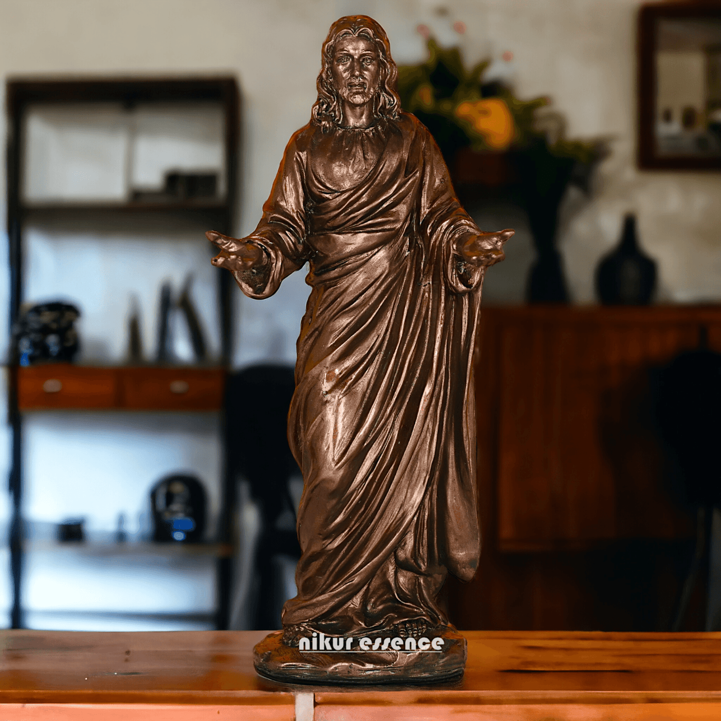 Buy bronze Jesus Christ Figurine, 23 cm Tall, Crafted in Bonded Bronze with Impeccable Detailing Nikuressence