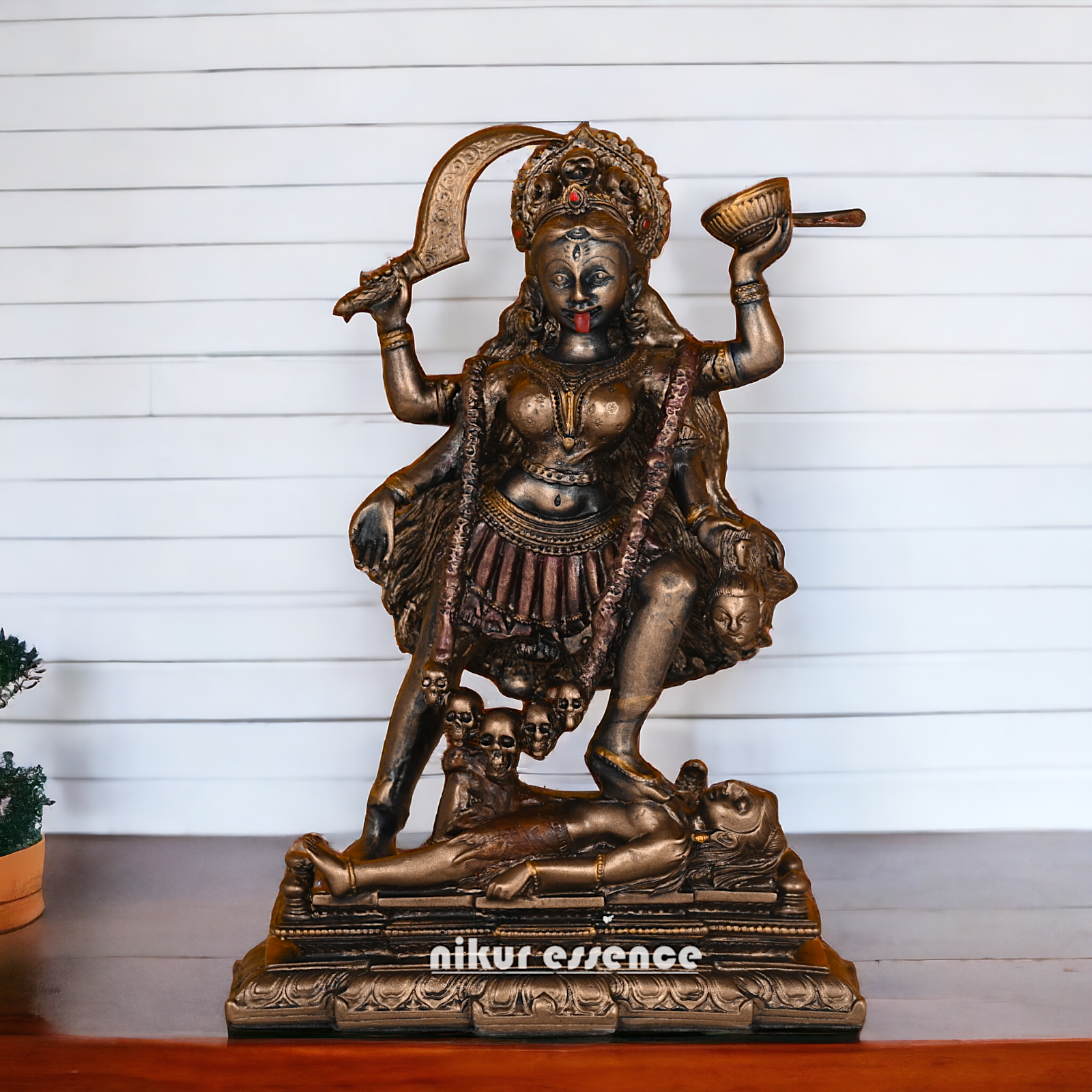 Buy Bronze Kali maa Idol Statue online -nikur essence Nikuressence