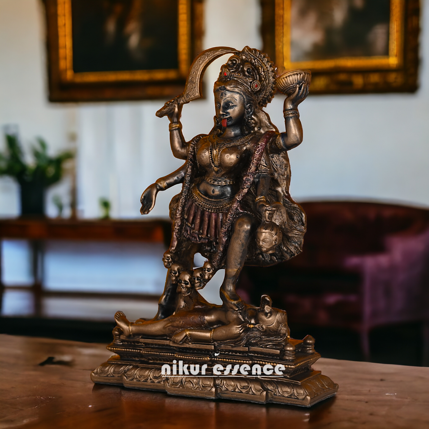 Buy Bronze Kali maa Idol Statue online -nikur essence Nikuressence